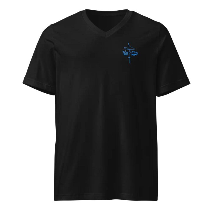 Embroidered JESUS V-Neck Tee product image (1)
