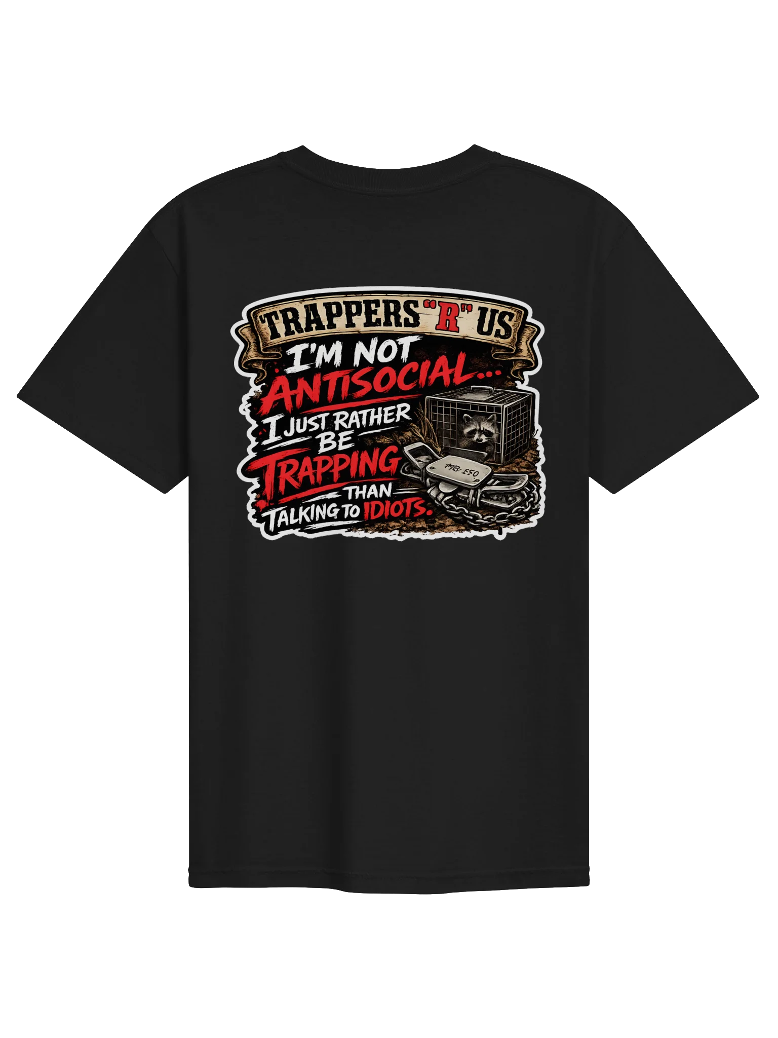 Not Anti-social Dark Tee product image (9)