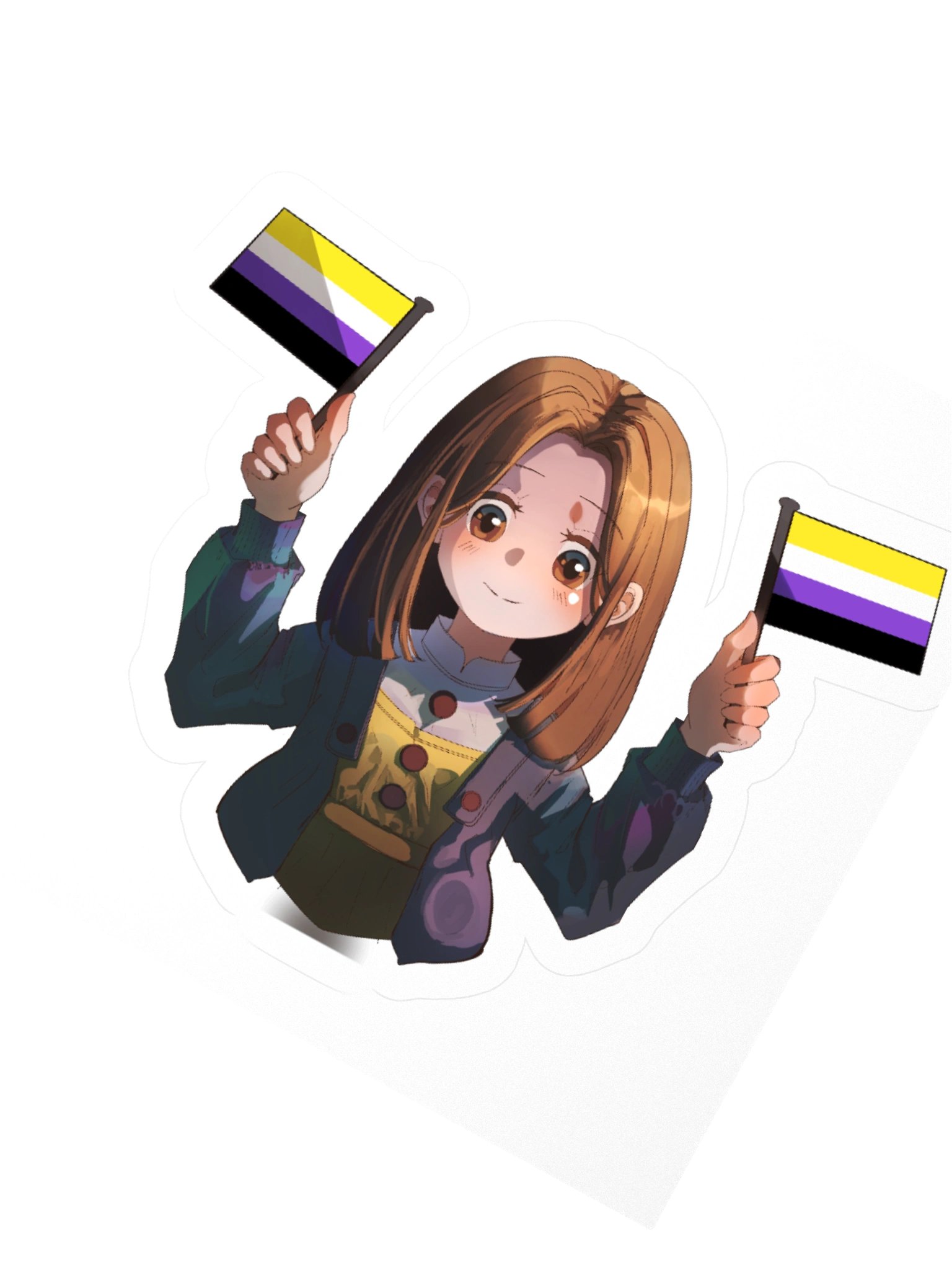 "Non-Binary Pride" Sticker product image (2)