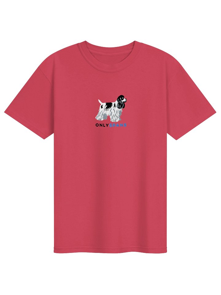 Only Spans T-Shirt(Embroidered) of an American Cocker Spaniel(Black & White) product image (9)