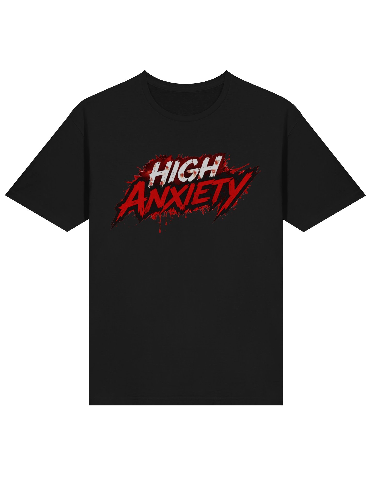 High Anxiety White & Red (Unisex) T-Shirt product image (3)