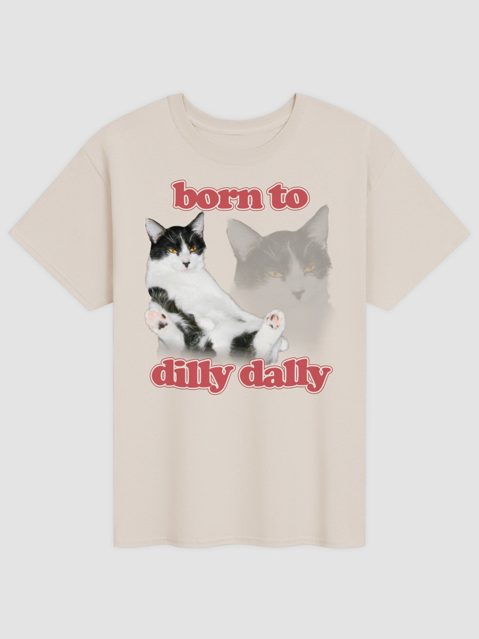 Born to Dilly Dally Cat T-shirt product image (13)