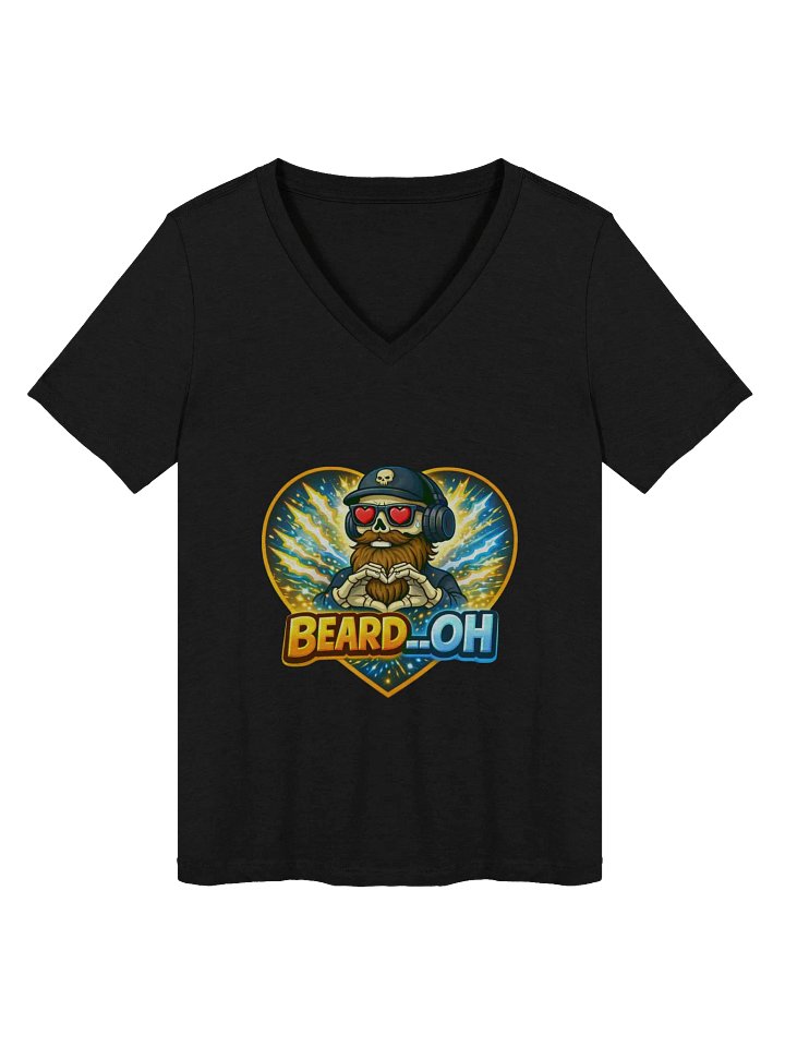 Beard__Oh Women's V-Neck T-Shirt product image (1)