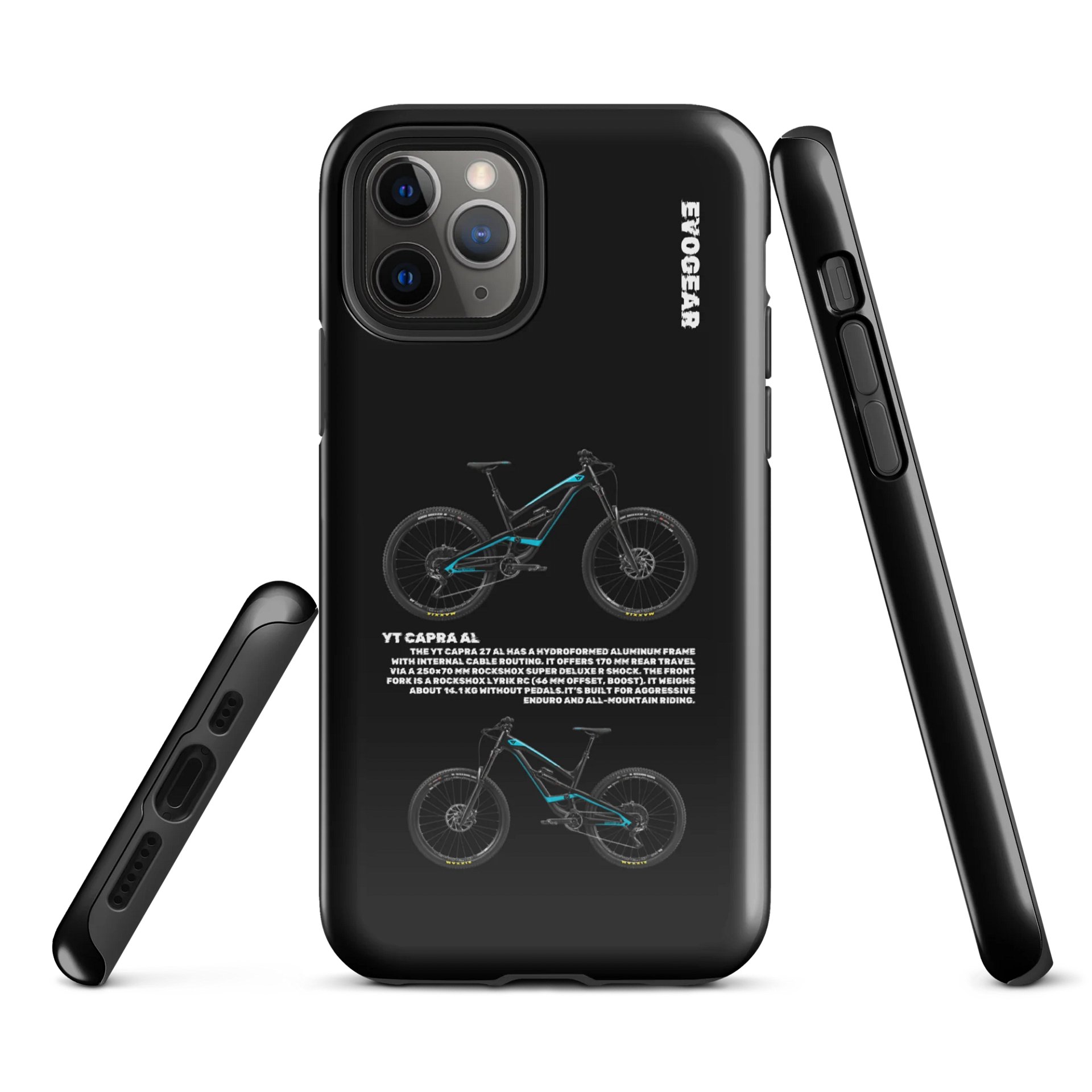 Black YT Capra 27 AL iPhone Case product image (3)