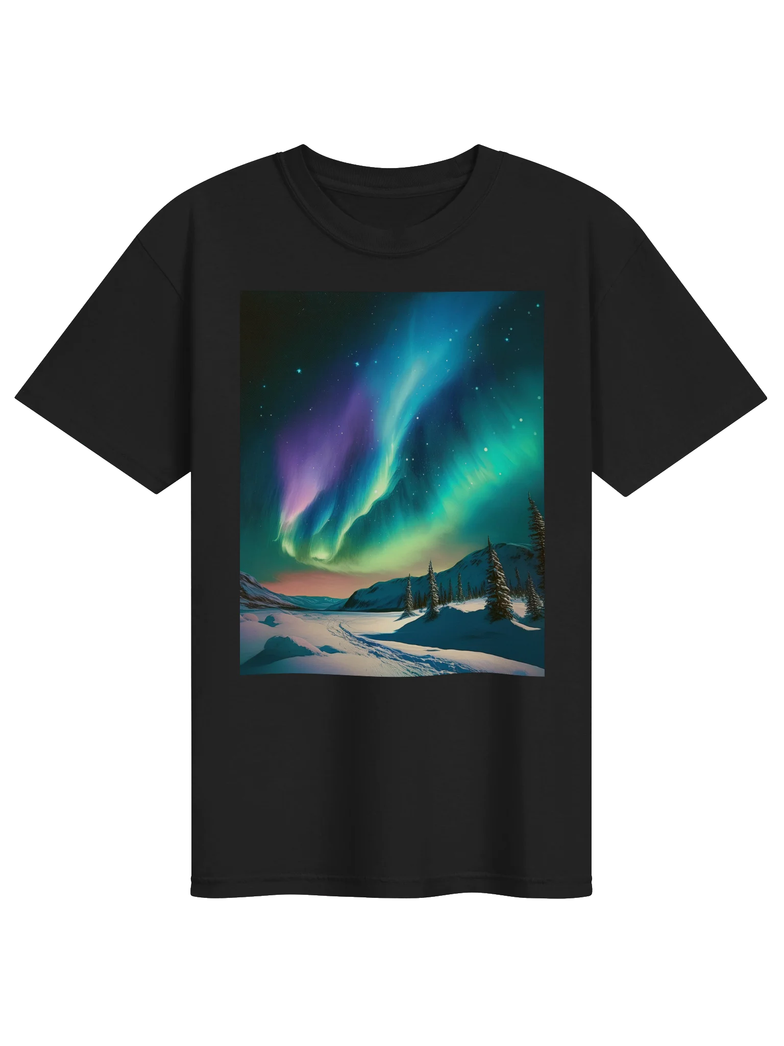 Aurora Night Sky Heavyweight Tee product image (1)