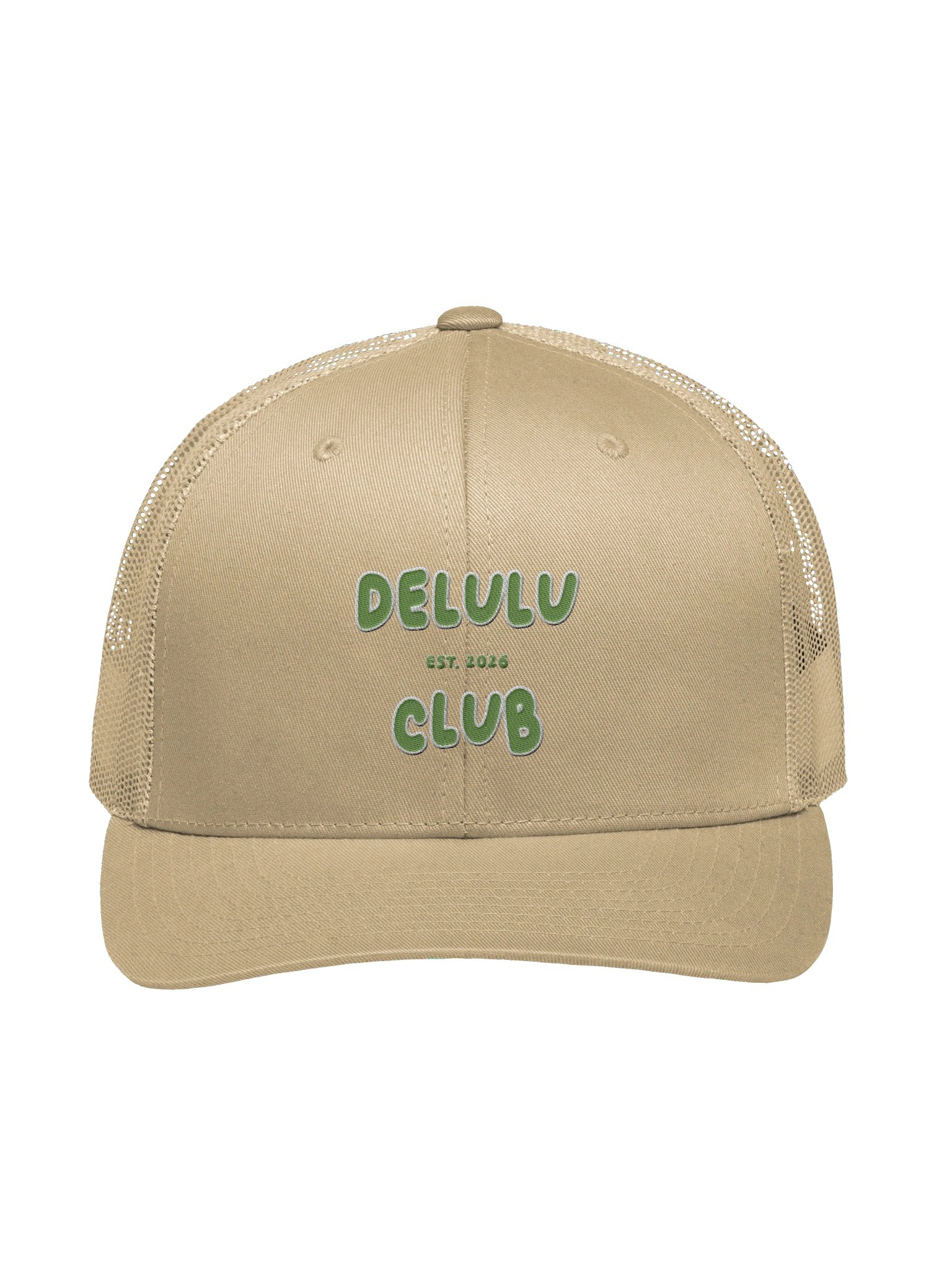 DELULU EST. 2026 CLUB Retro Trucker Hat product image (3)