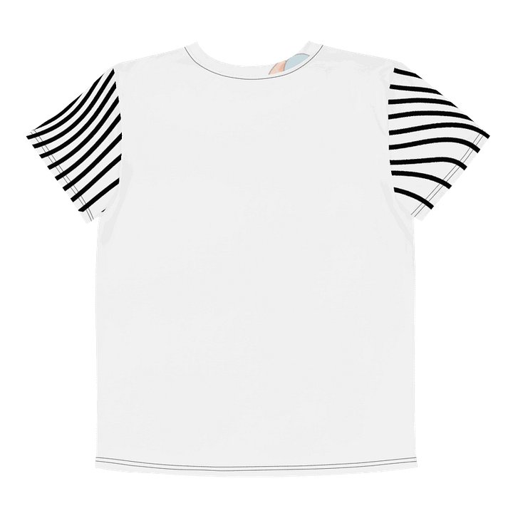 KIDS- GIRL TEE -BABY ELEPHANTS ( WHITE) - All-Over Print Youth Crew Neck T-Shirt product image (2)
