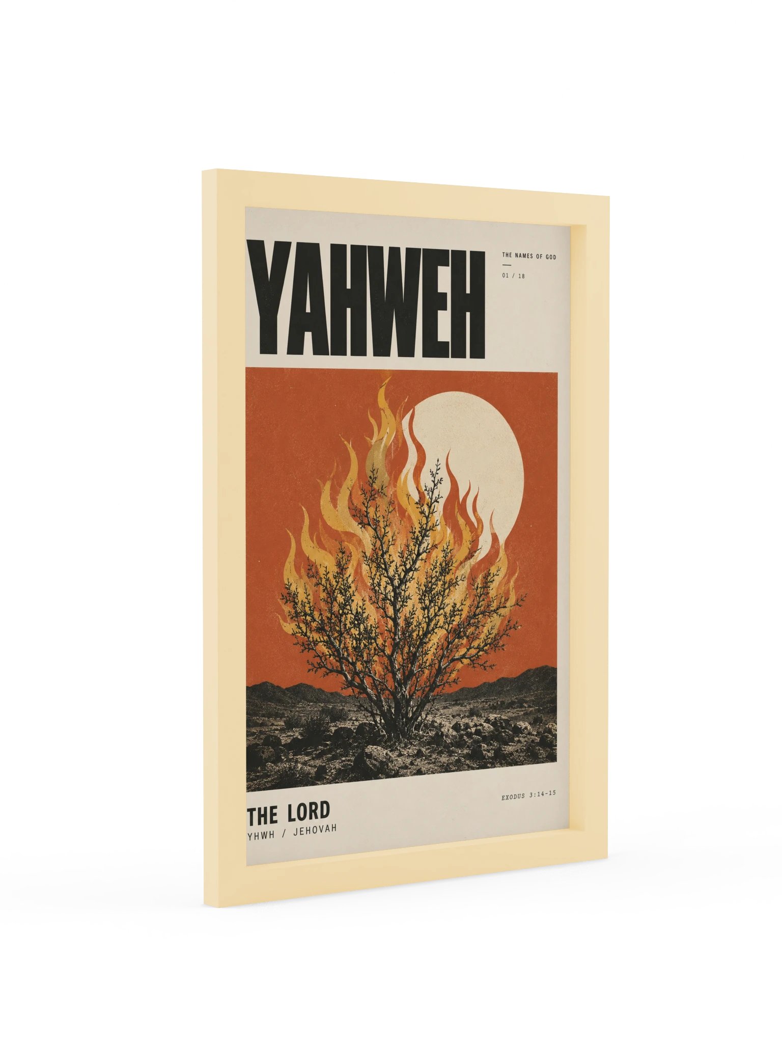 Yahweh | Names of God Framed Print product image (3)