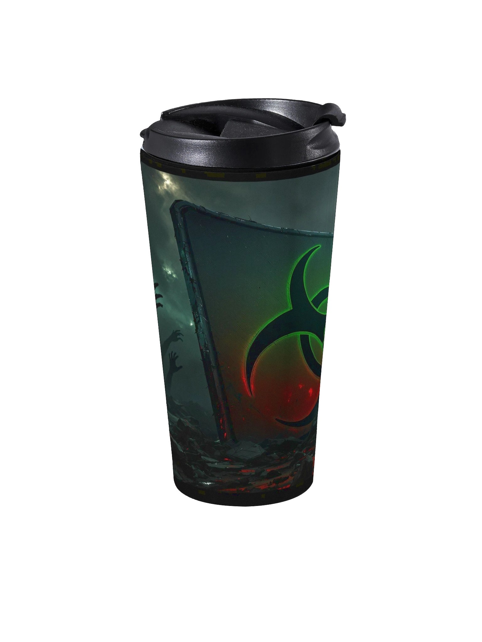 “Containment Breach” Stainless Steel Tumbler – Outbreak Comm Division product image (1)