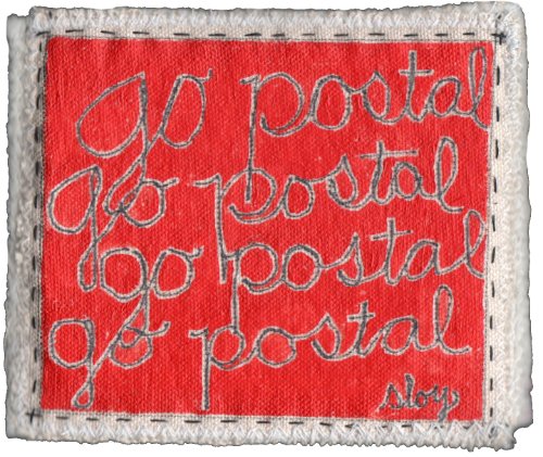 Go Postal Red 5 greeting card product image (1)