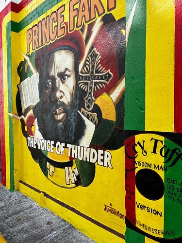 Here are some more photos of the mural and its place in the art district. Amazing to see the vibrant colors brightening up th...