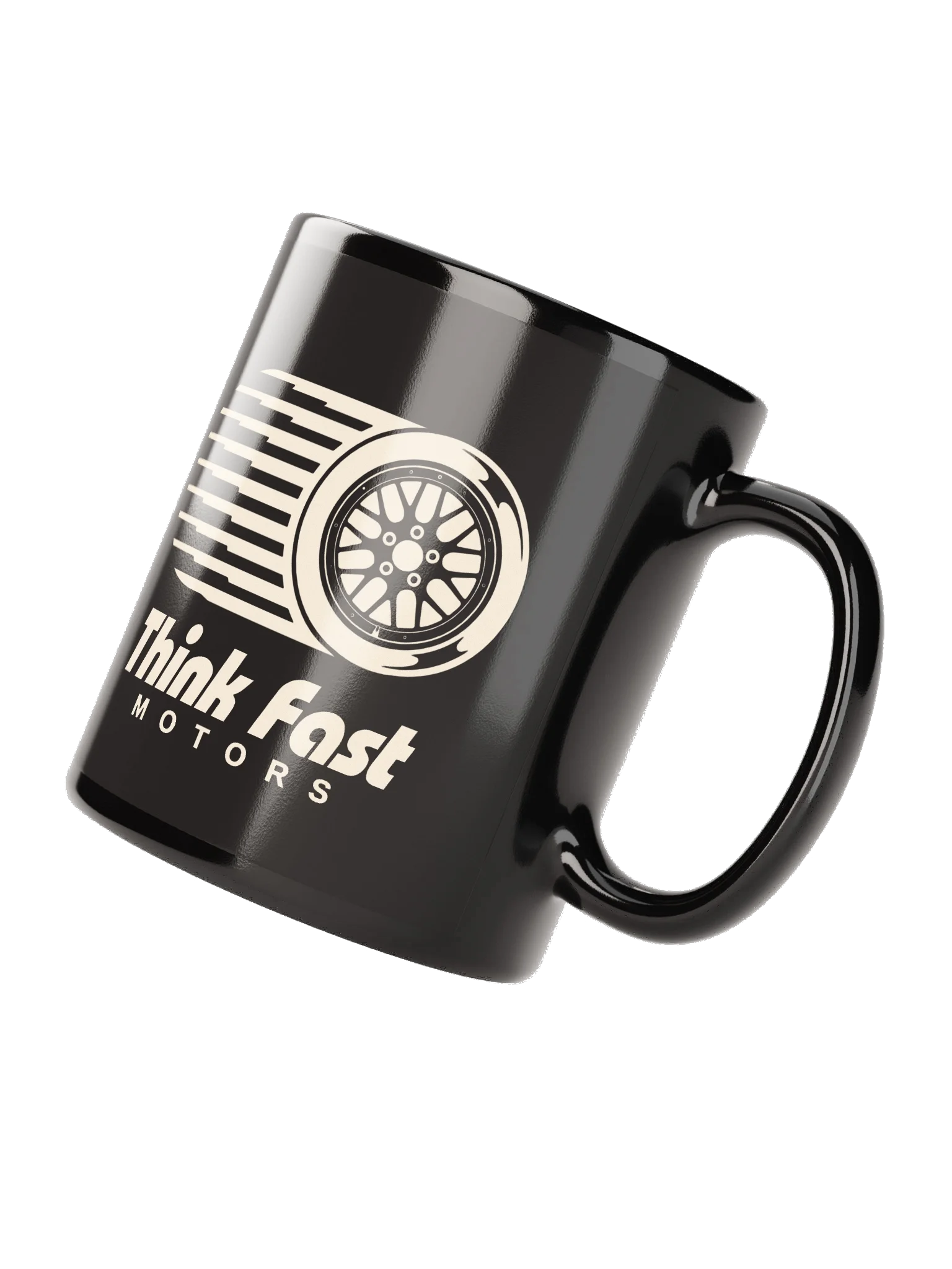 Think Fast Motors Mug - All Black product image (4)