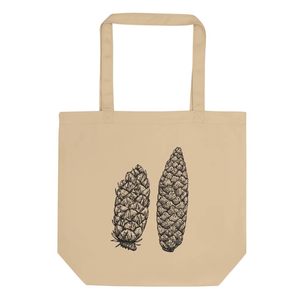 Organic Pine Cone Tote Bag product image (1)