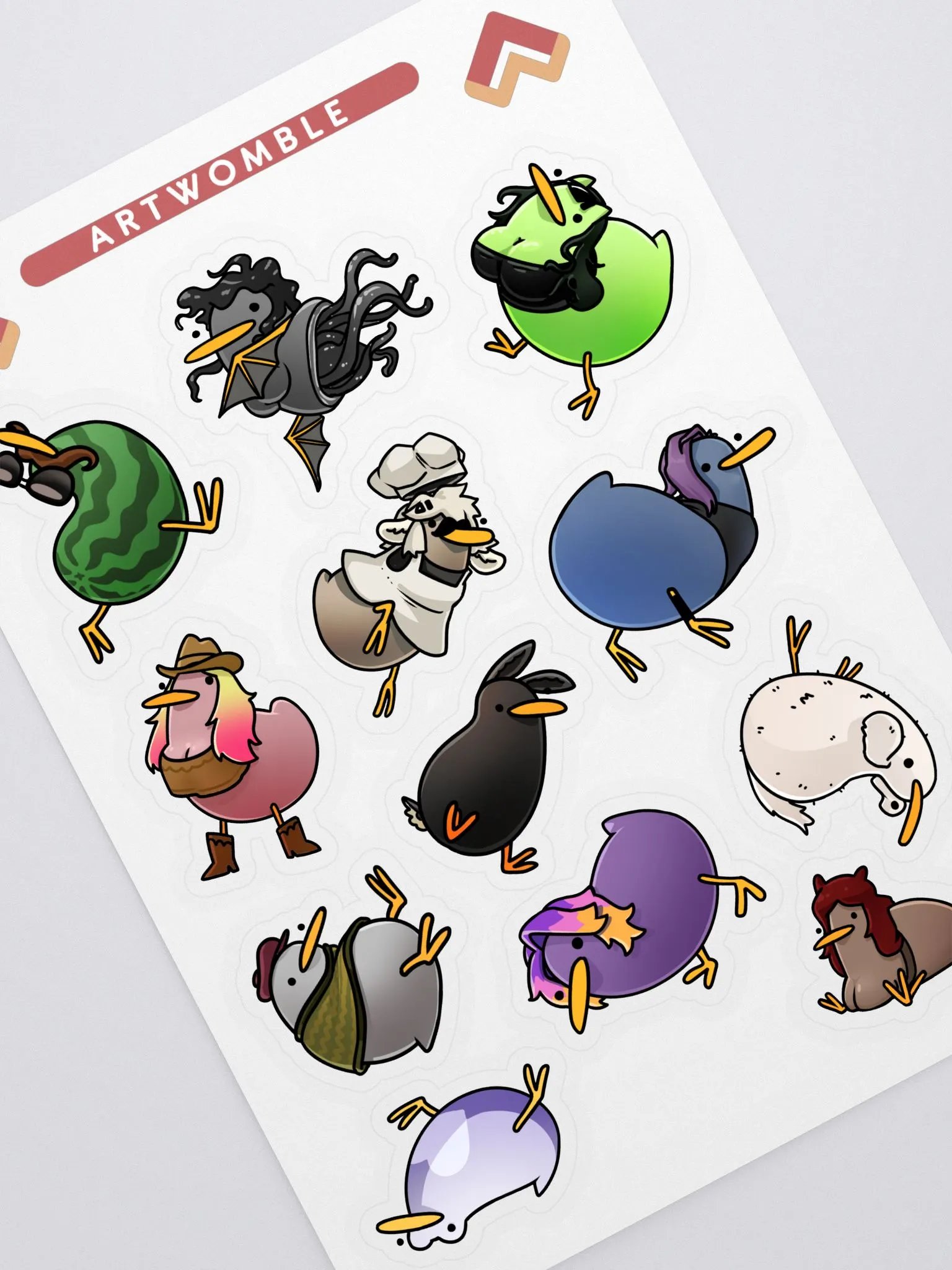 Berd-Day Sticker Sheet 5 product image (1)