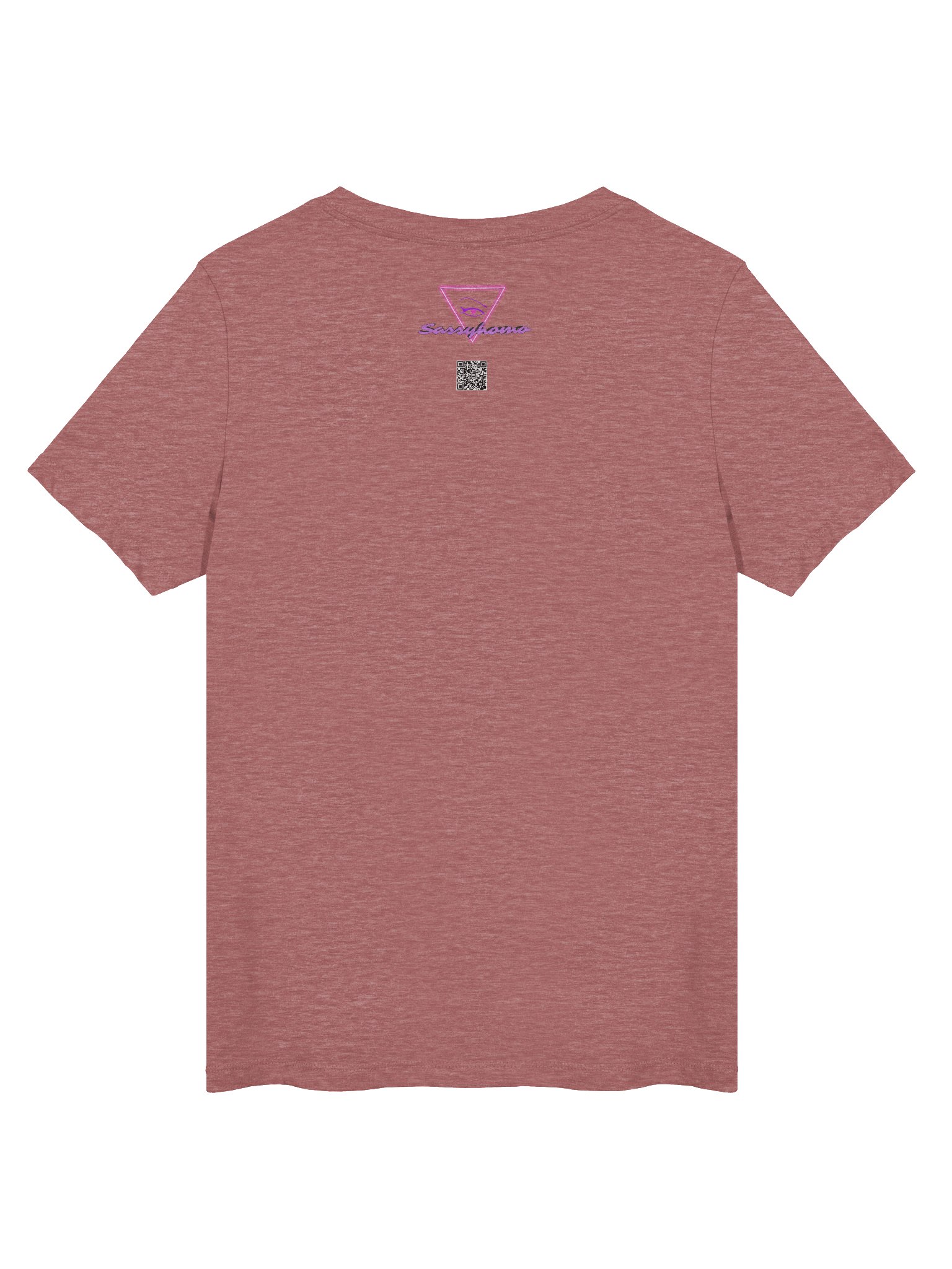 Mask-O-Lantern v-neck tee (black mask) product image (2)