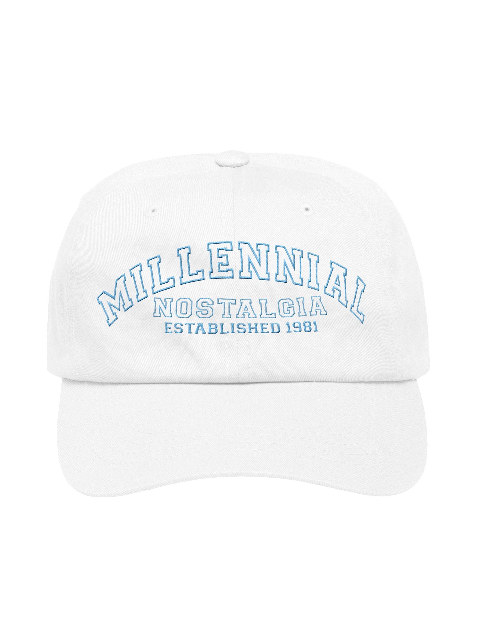 COLLEGIATE MILLENNIAL DAD HAT product image (2)