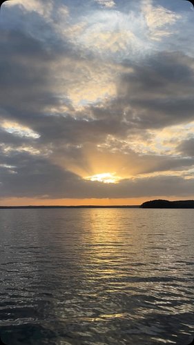 Sometimes offroading does not mean dirt and rocks. Sunset tonight on #lakewateree from the @bennypontoons @onxoffroad @offthe...
