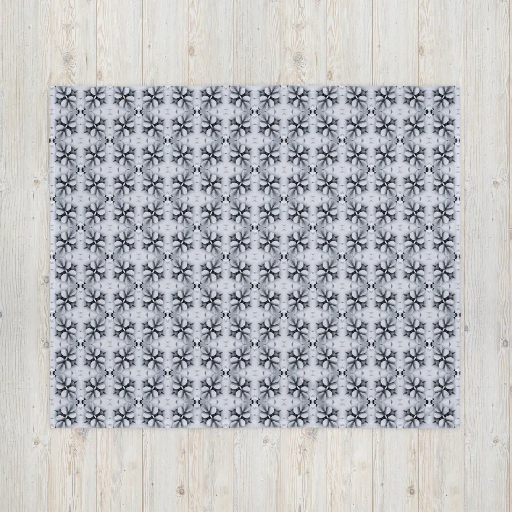 Midnight Blossoms Throw Blanket product image (5)