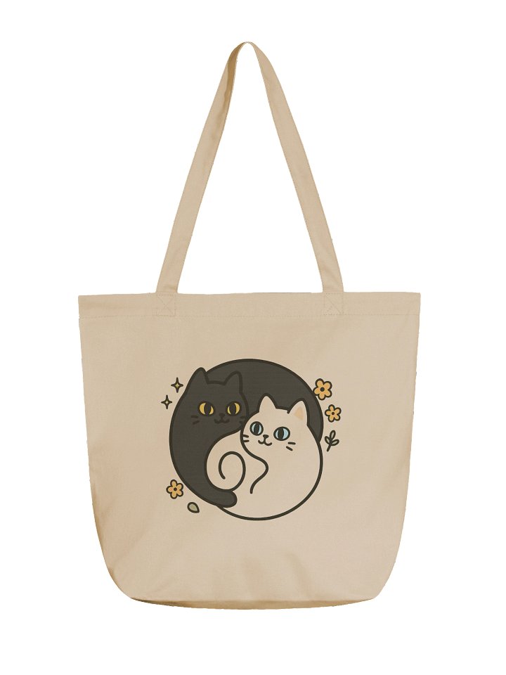 YIN AND YANG ECO-FRIENDLY TOTE BAG product image (1)