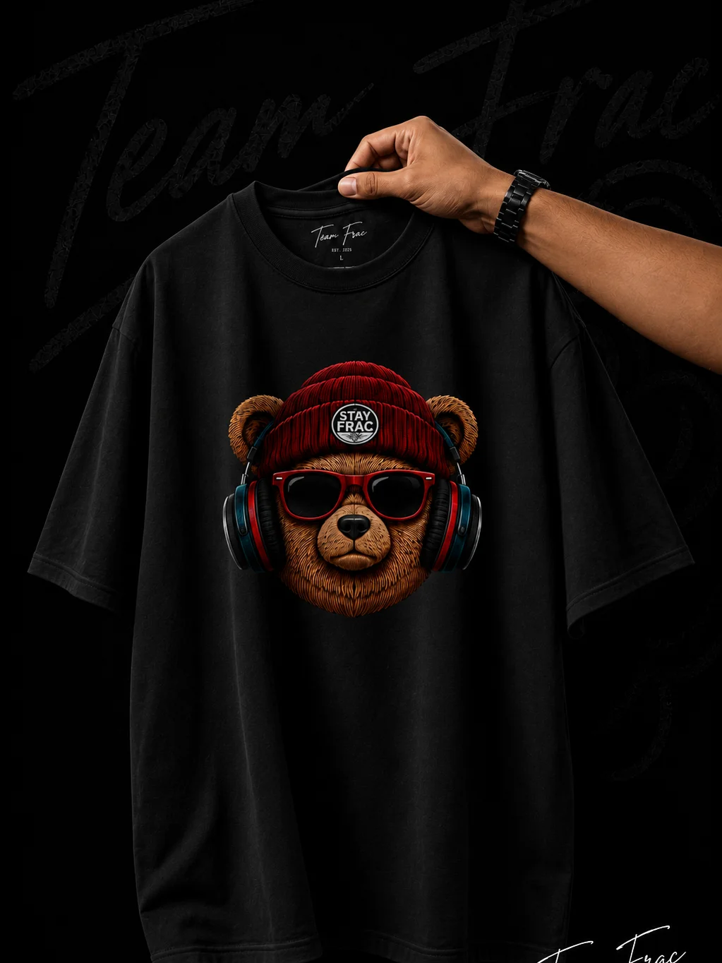 Headphone Bear Premium Oversized T-Shirt product image (2)