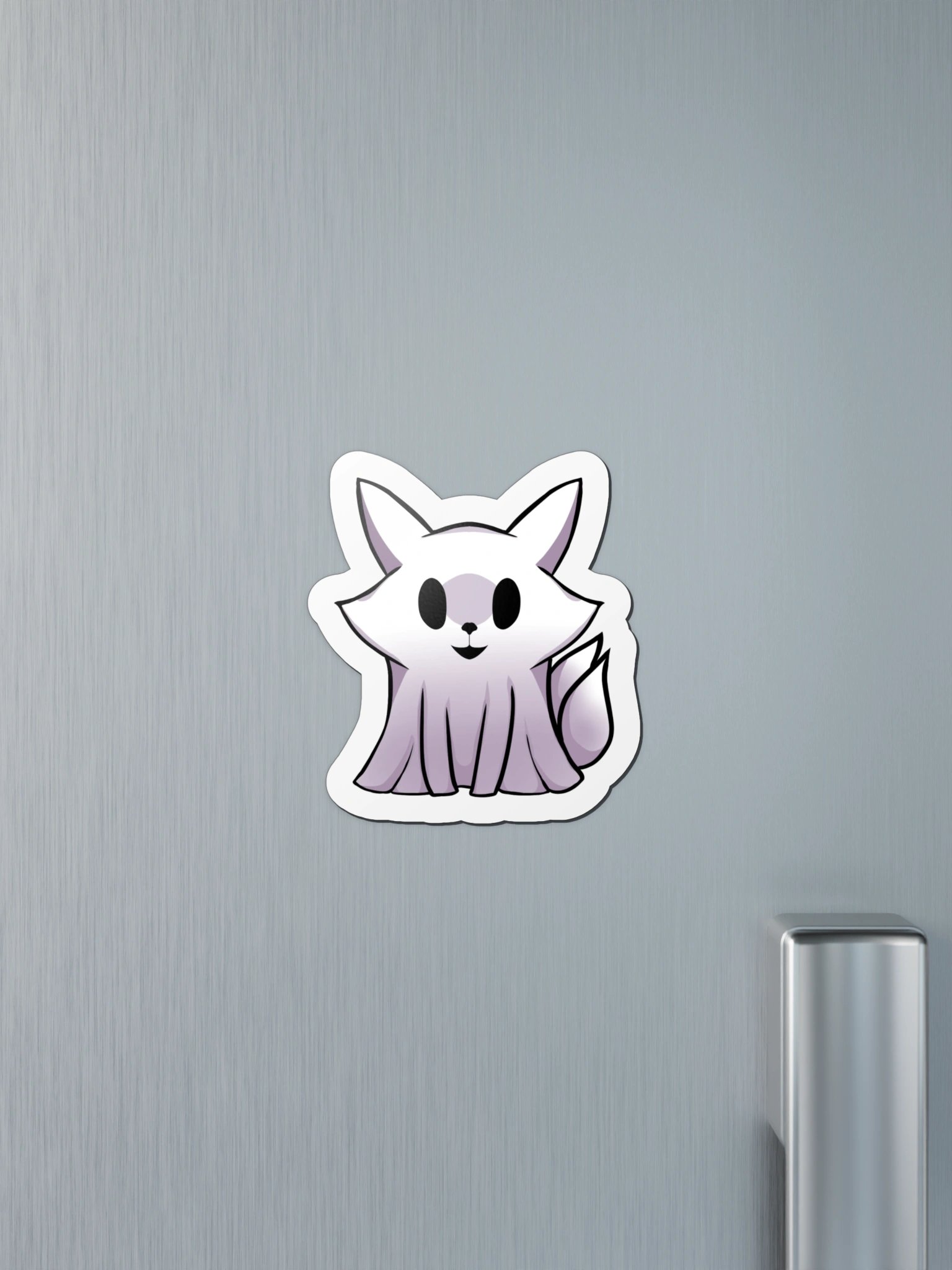 Fox-Ghost Die-Cut Magnet product image (4)