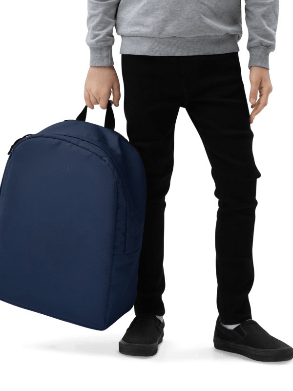Customizable Minimalist Blue Backpack product image (4)