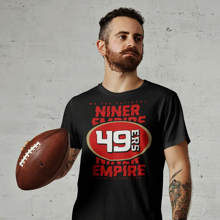 NINER EMPIRE, NINER EMPIRE Tshirt (White or Black BIG Red OVAL) product image (2)
