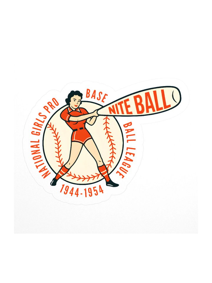 NGBL Legacy Collection Modern Nite Ball Logo Kiss Cut Sticker product image (1)