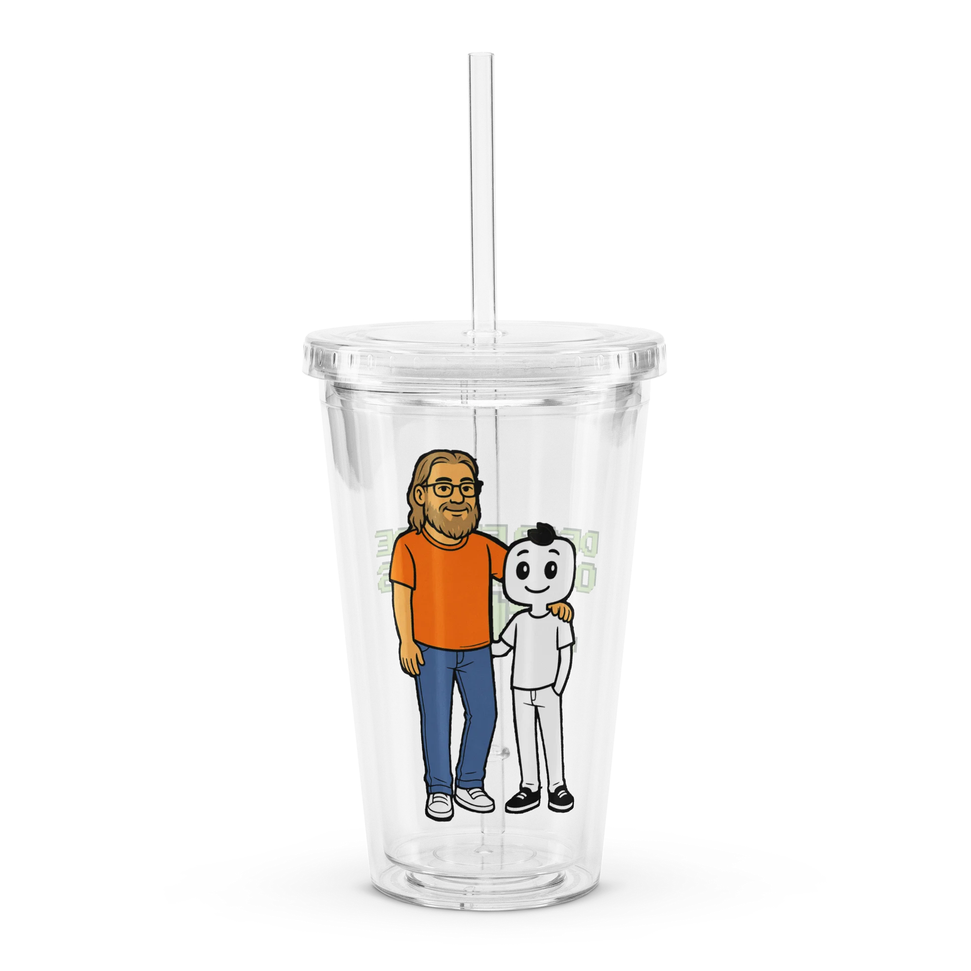 Dear Future Overlords Clear Tumbler product image (1)