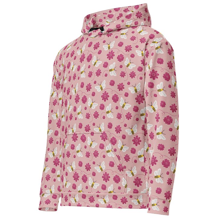 Little Pink Bees Recycled Unisex Hoodie product image (2)