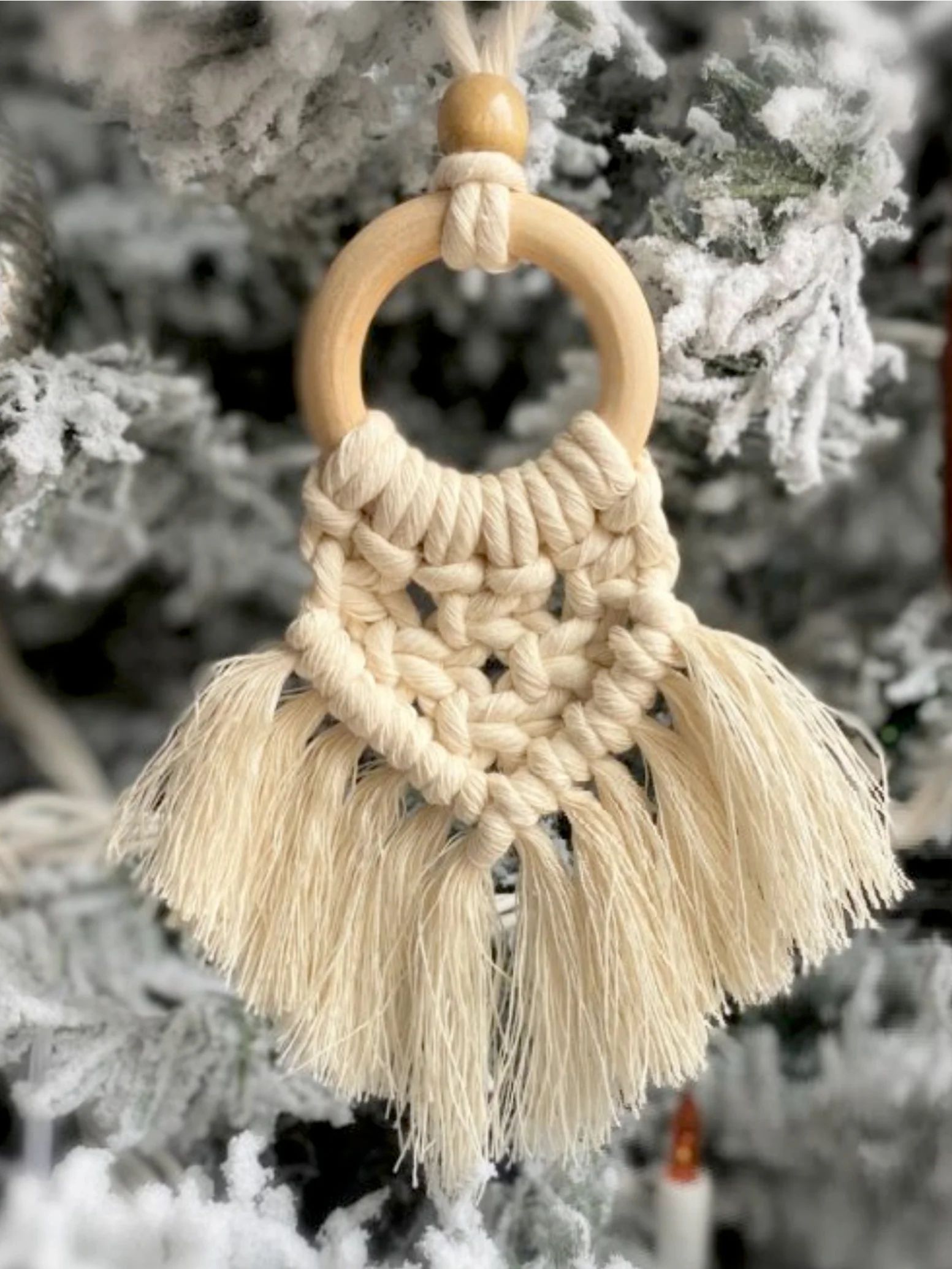 7 Macrame Christmas Ornaments (Digital PDF Patterns) product image (4)