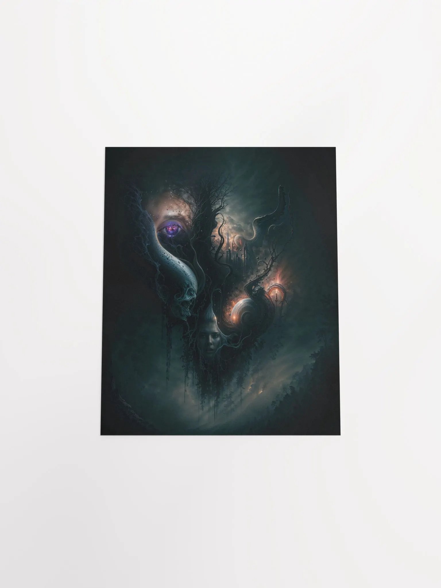Cosmic Dreamscape Matte Poster product image (25)