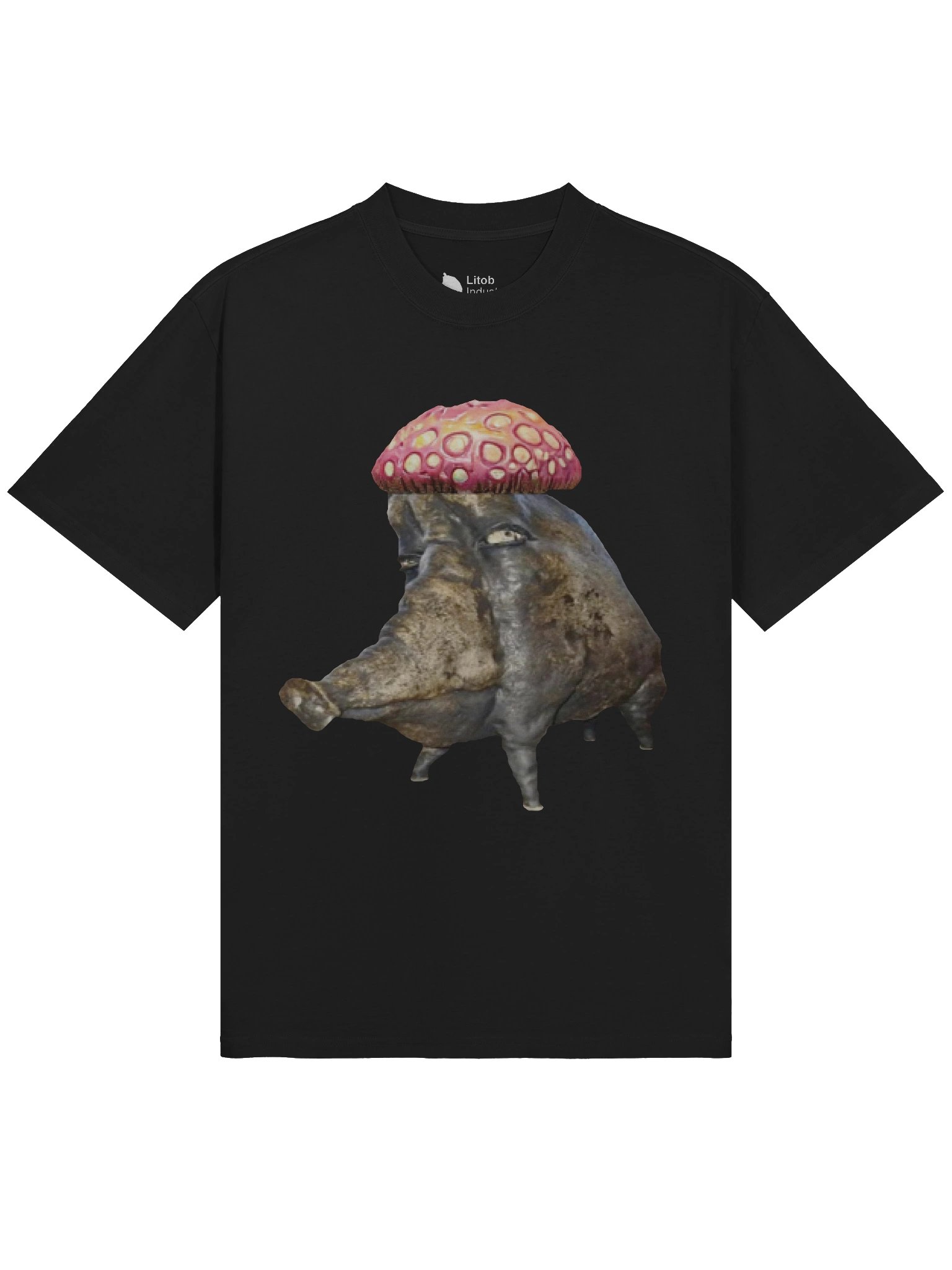 T-shirt graphique "Coche à la champigne" product image (1)
