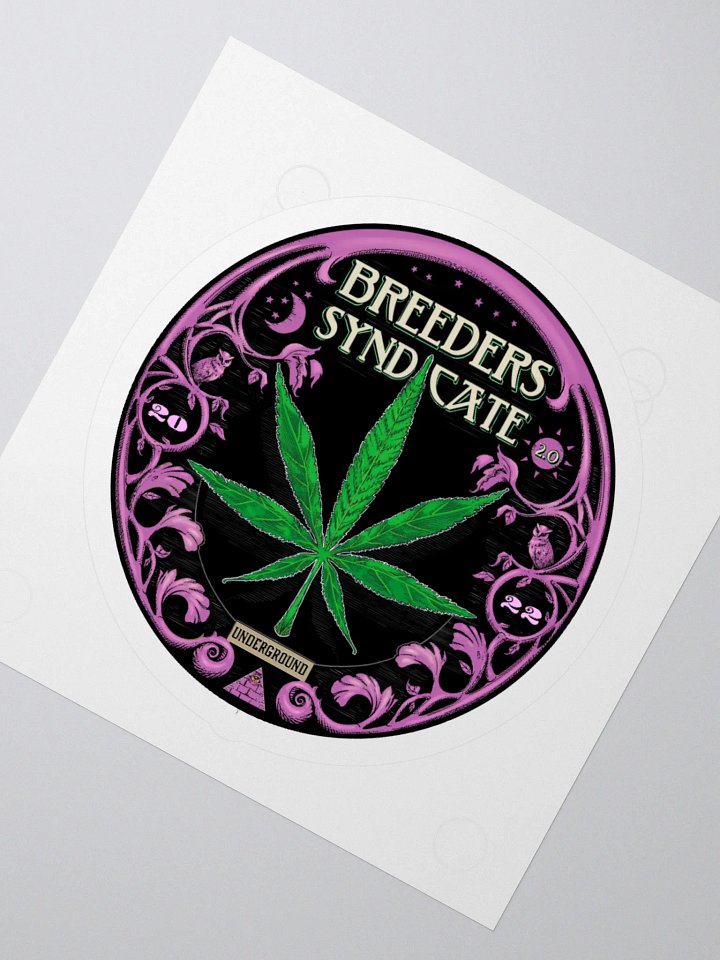 Breeders Syndicate Podcast Classic Logo Sticker 3 Sizes product image (6)