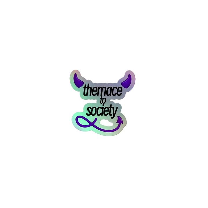 THEMACE TO SOCIETY Holographic Sticker (Cut-Out) product image (2)