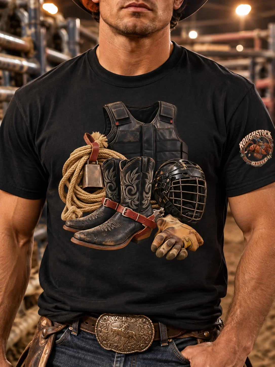 Bull Riding Gear Up & Gate Ready T-Shirt | ROUGHSTOCK RODEO™ product image (1)