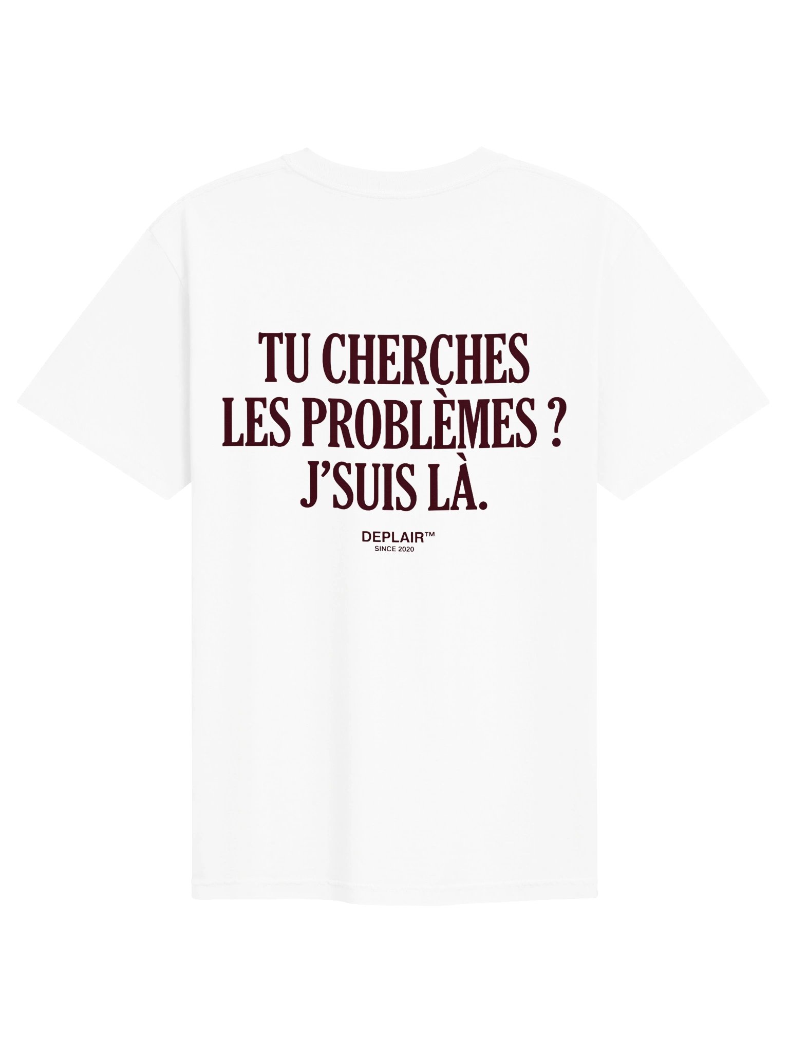 Tu cherches les problèmes ? J’suis là. — T-shirt unisexe product image (1)
