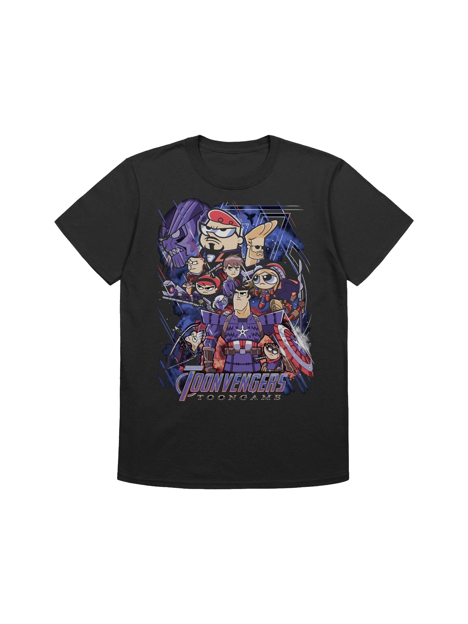 Toonvengers Assemble – Cartoon Hero Mashup – Gildan Softstyle T-Shirt product image (1)