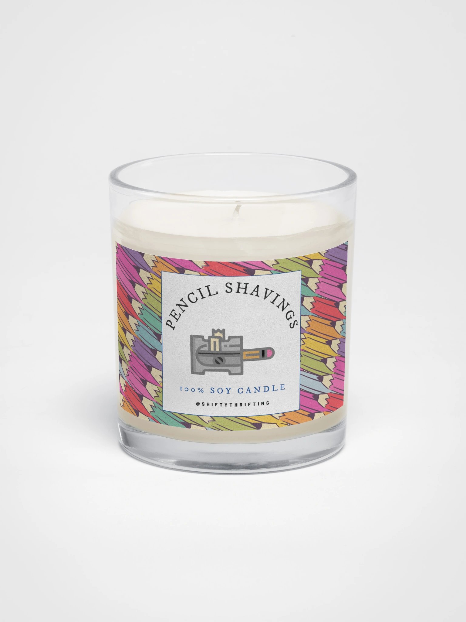 Pencil Shavings soy candle product image (2)