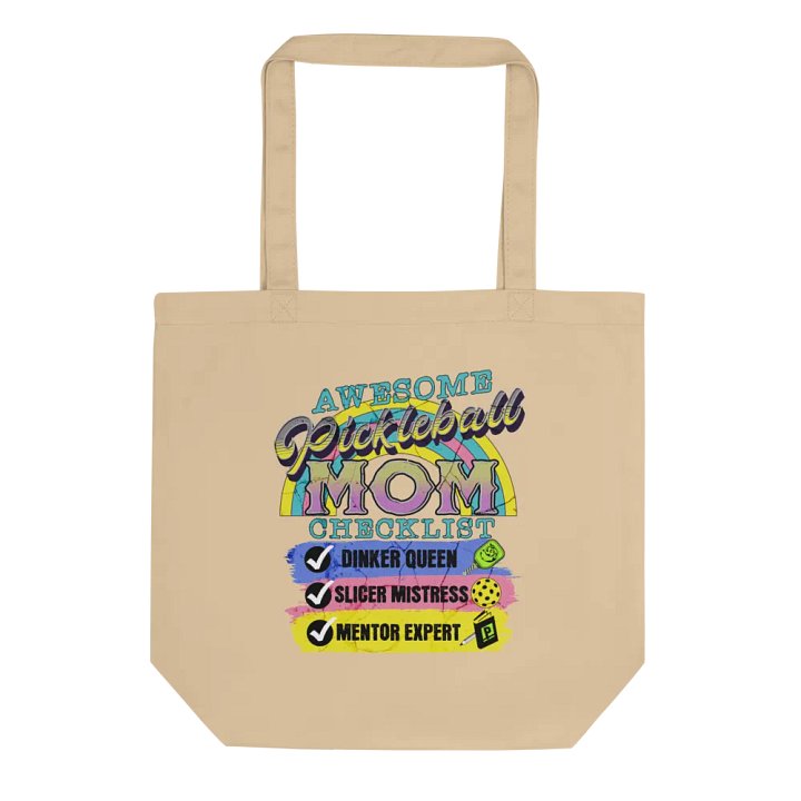 Mom Checklist Pickleball Tote Bag product image (1)