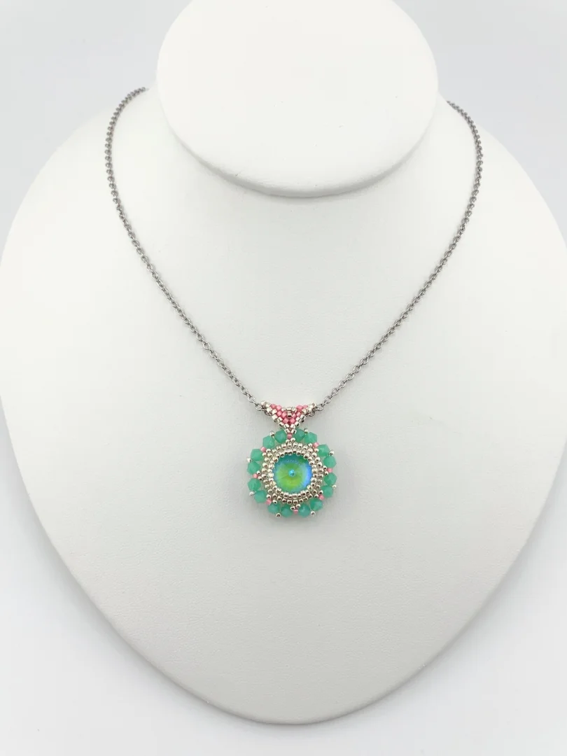 Crystal Aria Pendant - Pink/Green *Pendant Only* product image (2)