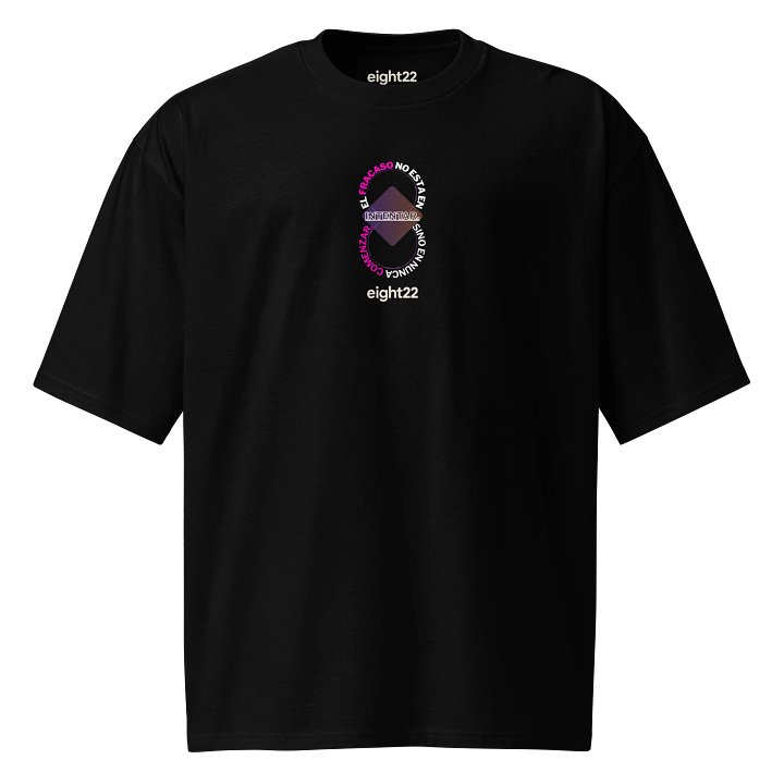 Intentar eight22 Diamond Oversized UNISEX Tee Blk/Pink/Wht product image (2)