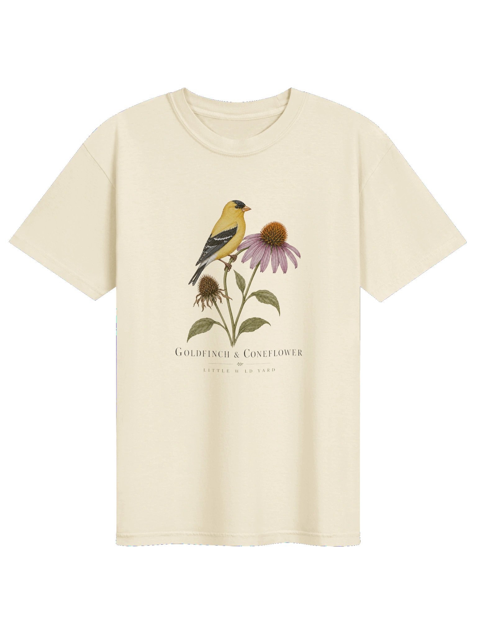 Goldfinch & Coneflower T-shirt product image (4)