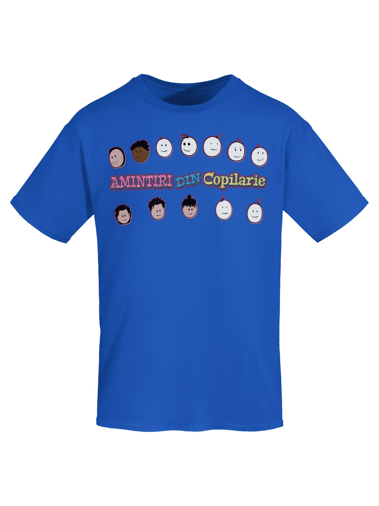 👕 Tricou Albastru Regal Damă „Amintiri Din Copilărie” – Personajele product image (5)