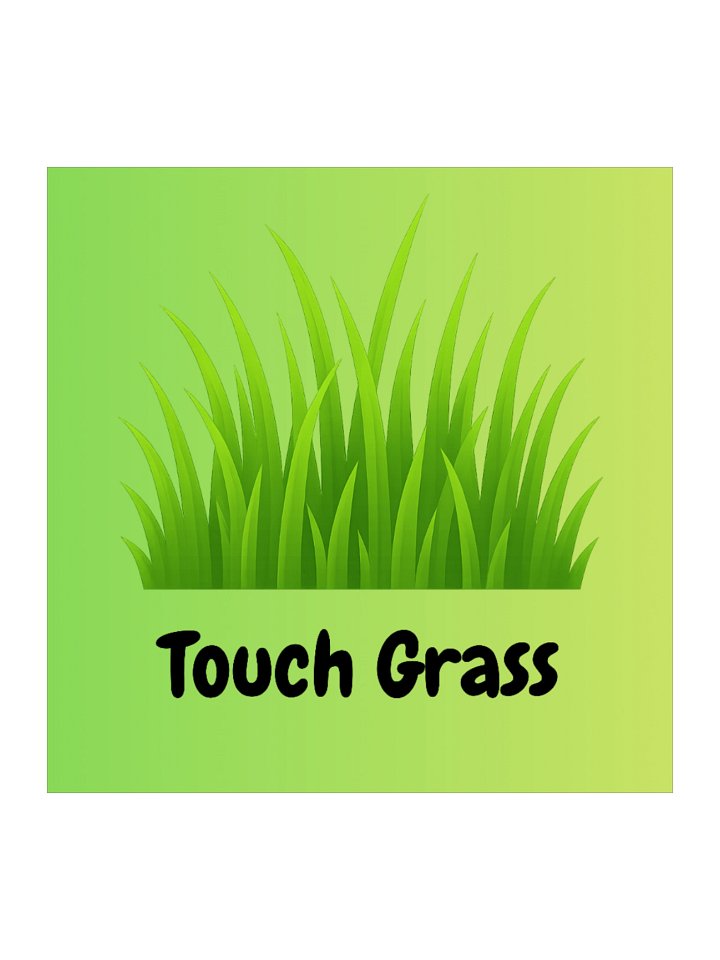 Touch Grass Sticker product image (2)