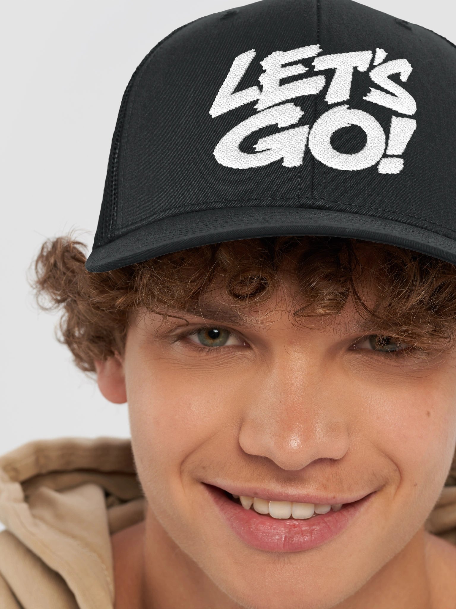 Let's Go! Embroidery Richardson Trucker Hat product image (3)