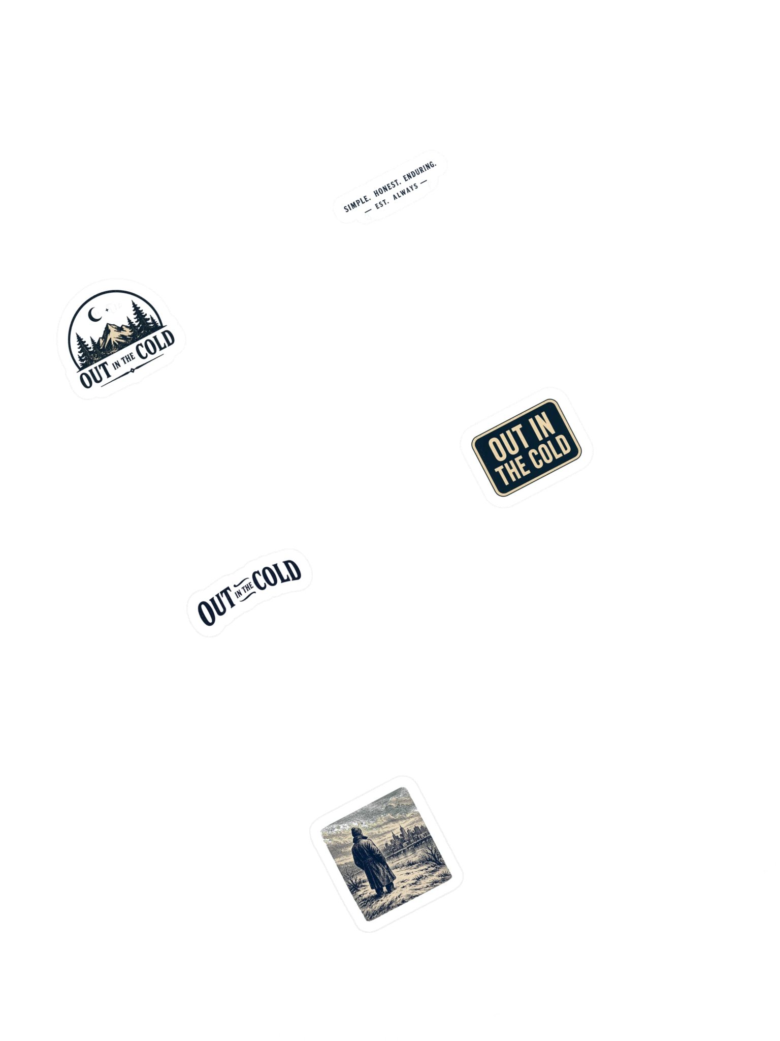 Out in the Cold Sticker Sheet product image (1)