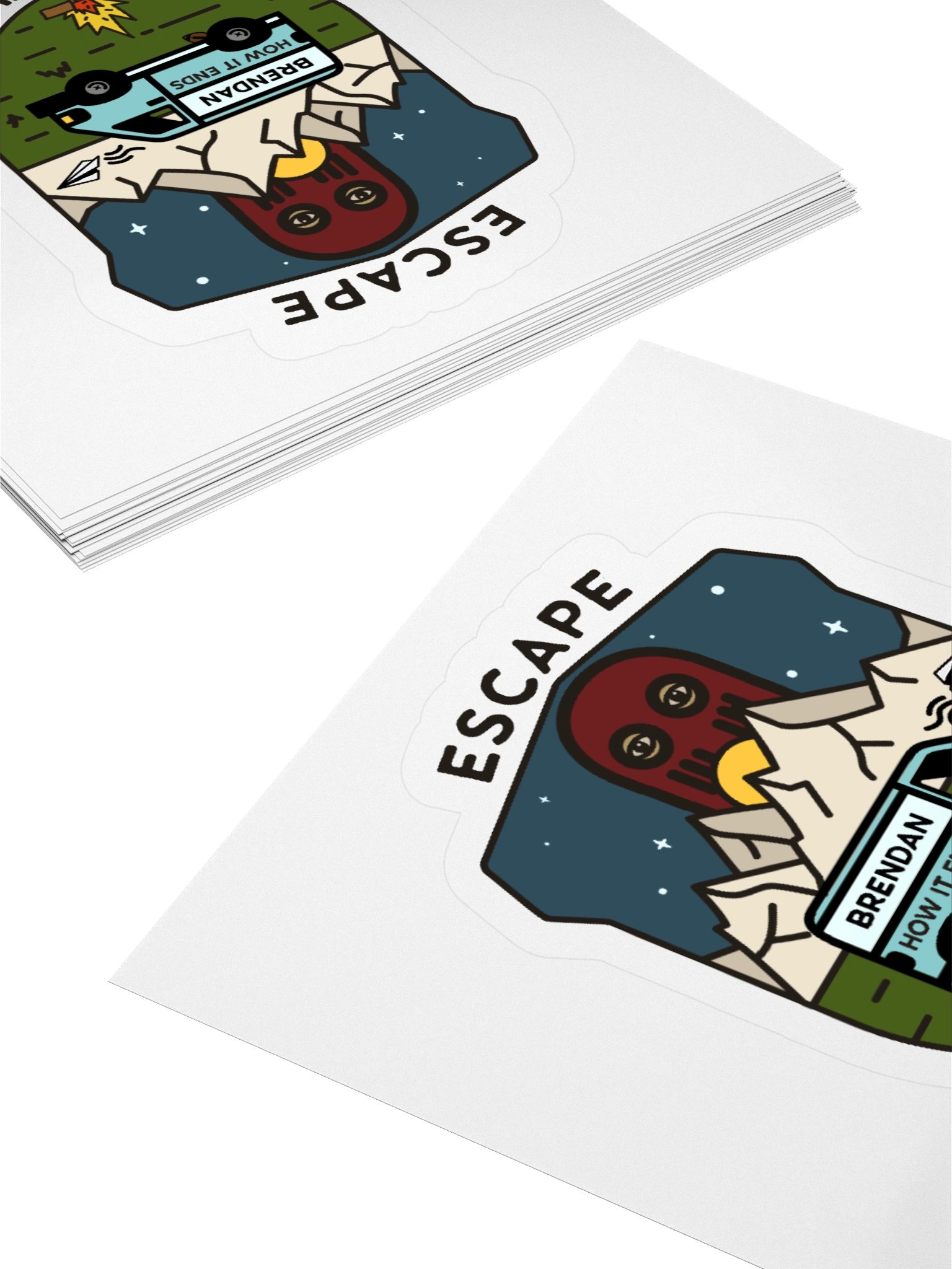 ESCAPE, Brendan Sticker product image (4)