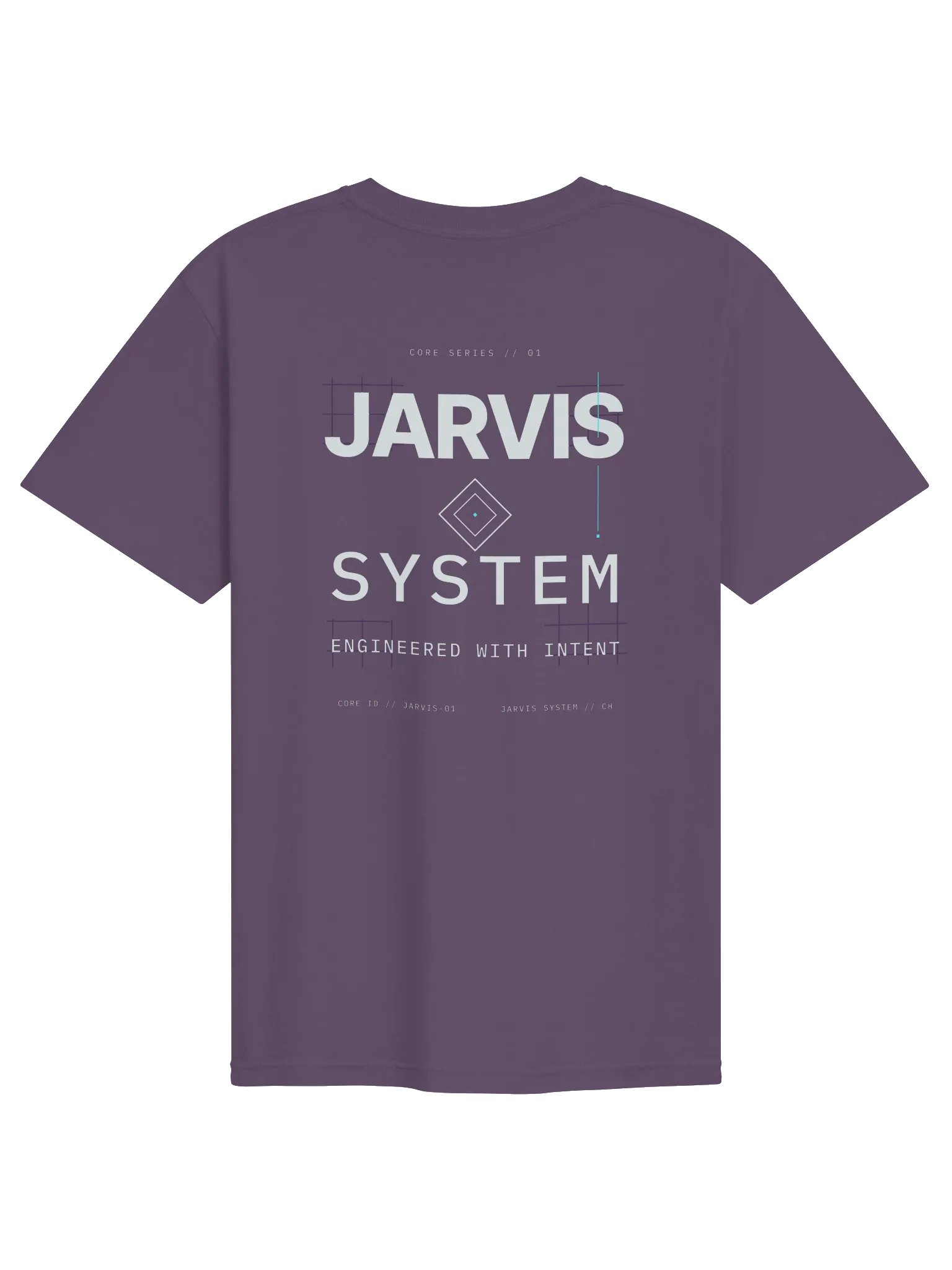 CORE SERIES 01 — MIDNIGHT PURPLE Heavyweight T-Shirt product image (2)