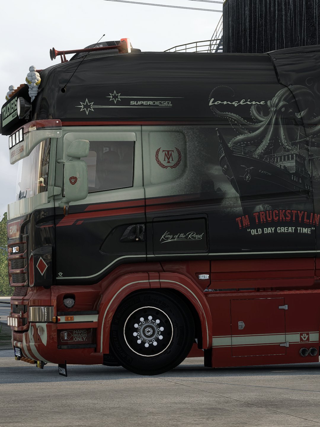 Early Access! ETS2 TM Scania RJL Skin Pack 4 - R4 R5 & R6 Changeable Multicolor Skin Pack + Schmitz Trailer Skin product image (7)